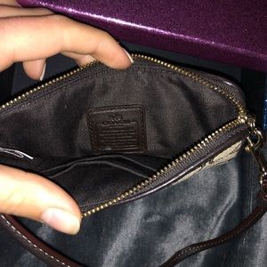 Coach wristlet